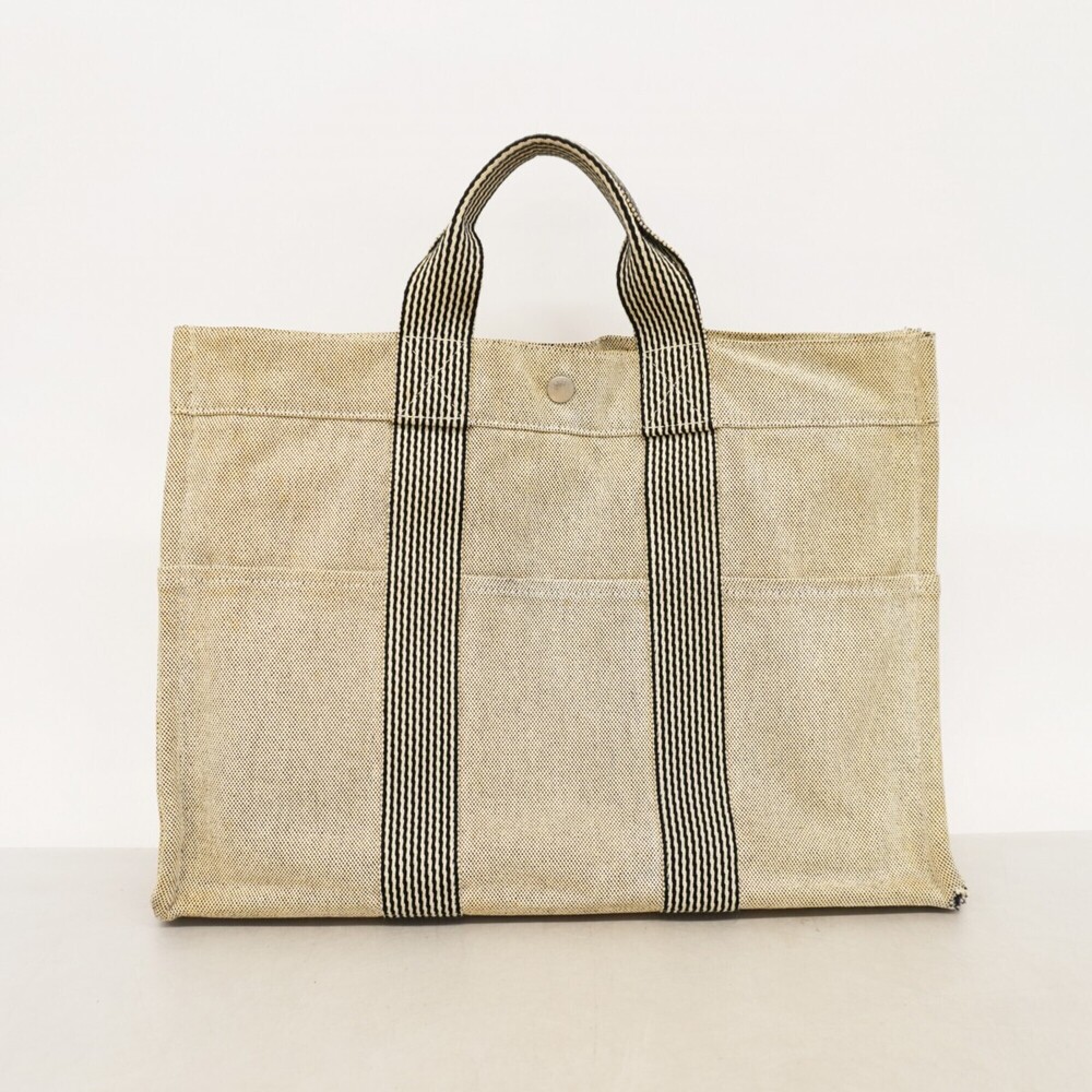 Hermes New Fourre-Tout Canvas Tote Bag, Gray, for Men and Women - Picture 9 of 9